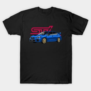 WRX STi Rally Blue Final Edition T-Shirt